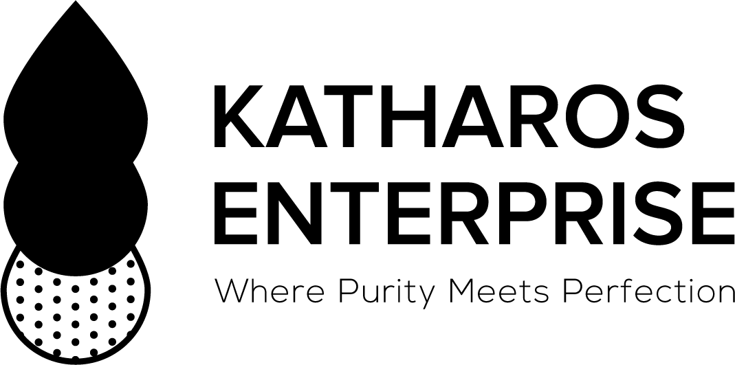 Katharos Enterprise brand logo — client of Crevia branding agency, Rajkot