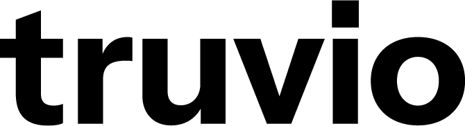 Truvio brand logo — client of Crevia branding agency, Rajkot